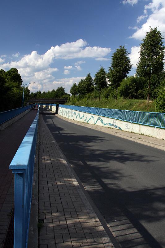 Die Schimmelstraße.JPG - Die Bahnunterführung an der Schimmelstraße